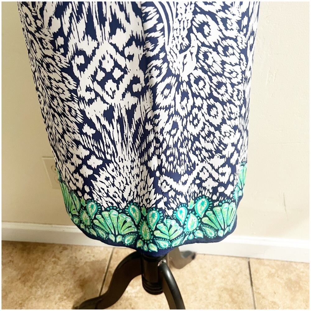 Lilly Pulitzer Women’s Navy V-Neck Florin Sleeveless Shift Tank Dress Sz Small - Picture 9 of 10